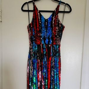 Dress the Population Sequins Dress XS Worn once, No Flaws!
